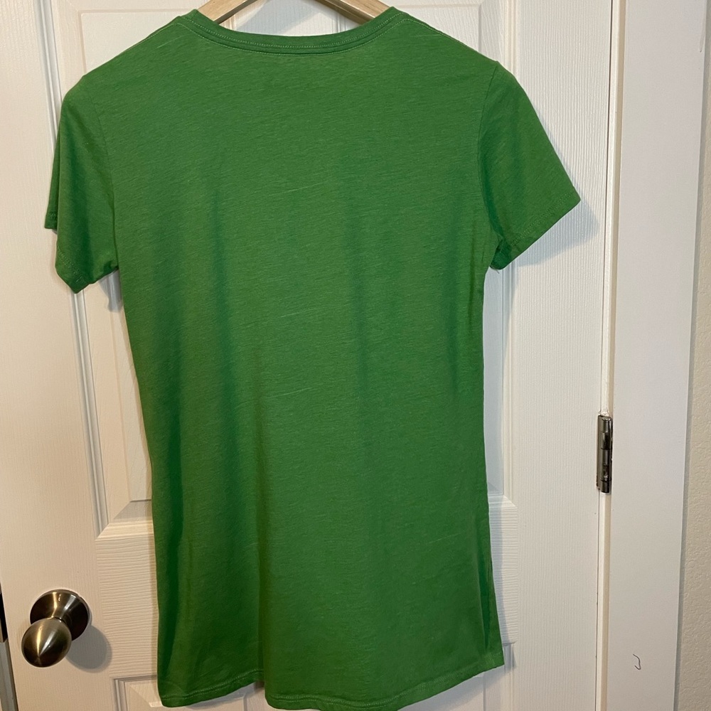 Headline Shirts “I’m Nietzsche, bietzsch.” green scoop neck tee ladies sz XL - Picture 5 of 8